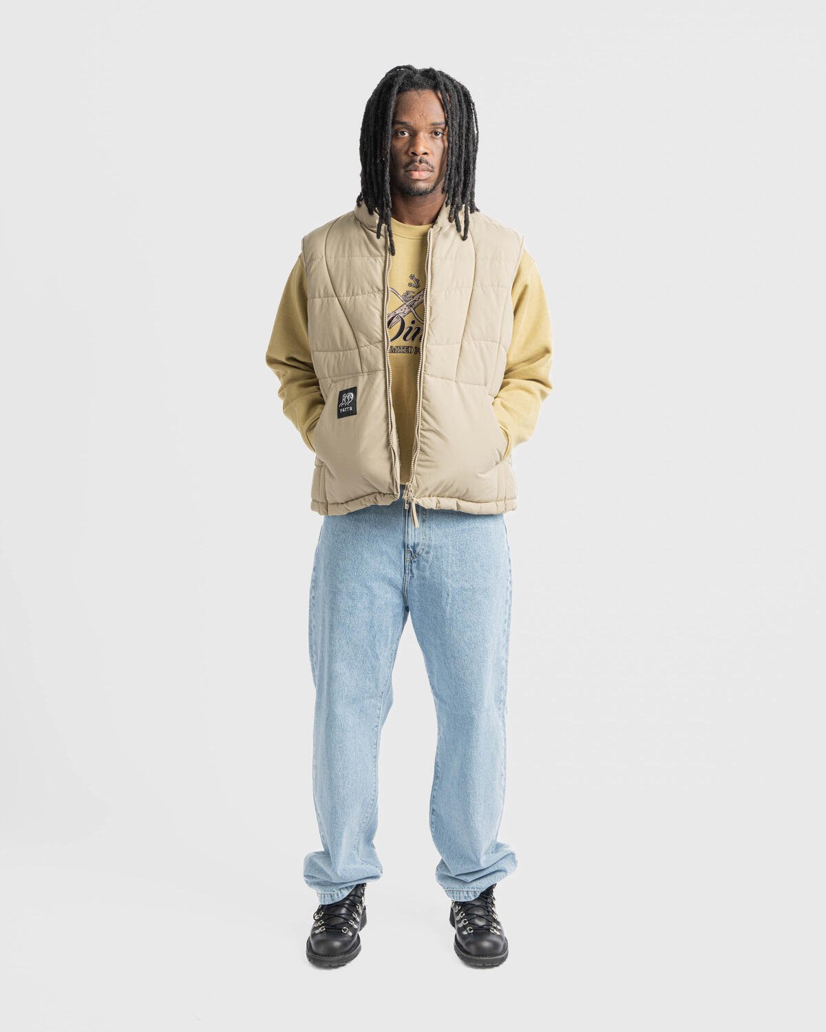 by Parra Waved Alien Puffer Vest | 52250 | AFEW STORE